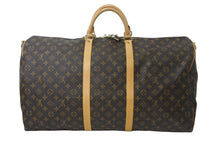 画像をギャラリービューアに読み込む, LOUIS VUITTON ルイヴィトン キーポルバンドリエール60 モノグラムキャンバス ボストンバッグ M41412 ゴールド金具 美品 中古 59103