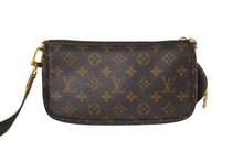 画像をギャラリービューアに読み込む, LOUIS VUITTON ルイヴィトン ショルダーバッグ M44813 ミュルティ ポシェット アクセソワール マロン カーキ 良品 中古 59104