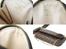画像をギャラリービューアに読み込む, LOUIS VUITTON ルイヴィトン ショルダーバッグ M44813 ミュルティ ポシェット アクセソワール マロン カーキ 良品 中古 59104