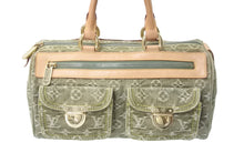 画像をギャラリービューアに読み込む, LOUIS VUITTON ルイヴィトン ボストンバッグ ミニボストン ネオスピーディ M95215 カーキ ゴールド金具 美品 中古 59106