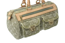 画像をギャラリービューアに読み込む, LOUIS VUITTON ルイヴィトン ボストンバッグ ミニボストン ネオスピーディ M95215 カーキ ゴールド金具 美品 中古 59106