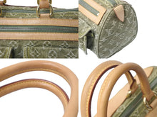 画像をギャラリービューアに読み込む, LOUIS VUITTON ルイヴィトン ボストンバッグ ミニボストン ネオスピーディ M95215 カーキ ゴールド金具 美品 中古 59106