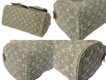 画像をギャラリービューアに読み込む, LOUIS VUITTON ルイヴィトン ボストンバッグ ミニボストン ネオスピーディ M95215 カーキ ゴールド金具 美品 中古 59106