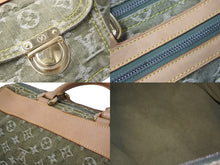 画像をギャラリービューアに読み込む, LOUIS VUITTON ルイヴィトン ボストンバッグ ミニボストン ネオスピーディ M95215 カーキ ゴールド金具 美品 中古 59106