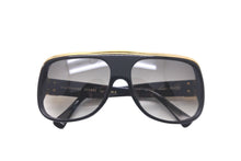 画像をギャラリービューアに読み込む, 初期 極美品 LOUIS VUITTON ルイヴィトン ミリオネア 初期 サングラス 61□15 Z0098e ブラック ゴールド 中古 59134