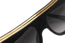 画像をギャラリービューアに読み込む, 初期 極美品 LOUIS VUITTON ルイヴィトン ミリオネア 初期 サングラス 61□15 Z0098e ブラック ゴールド 中古 59134