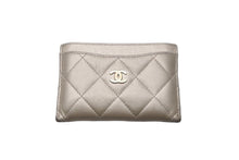 画像をギャラリービューアに読み込む, CHANEL シャネル カードケース ココマーク 22番台 ベージュ グレインドカーフスキン ゴールド金具 良品 中古 59136