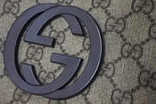 画像をギャラリービューアに読み込む, GUCCI グッチ クラッチバッグ PCケース タブレットケース GGスプリーム GG柄 総柄 493075 ブラウン 美品 中古 59139