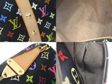 画像をギャラリービューアに読み込む, 極美品 ルイヴィトン LOUIS VUITTON キーポル45 ボストンバッグ ブラック 村上隆 マルチカラー 黒 M92640 中古 59141