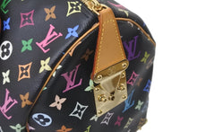 画像をギャラリービューアに読み込む, 極美品 ルイヴィトン LOUIS VUITTON キーポル45 ボストンバッグ ブラック 村上隆 マルチカラー 黒 M92640 中古 59141