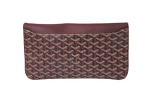 画像をギャラリービューアに読み込む, 新品同様品 GOYARD ゴヤール 折りたたみクラッチバッグ サンマリー MM ヘリンボーン柄 バーガンディ ワインレッド 中古 59208