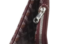 画像をギャラリービューアに読み込む, 新品同様品 GOYARD ゴヤール 折りたたみクラッチバッグ サンマリー MM ヘリンボーン柄 バーガンディ ワインレッド 中古 59208