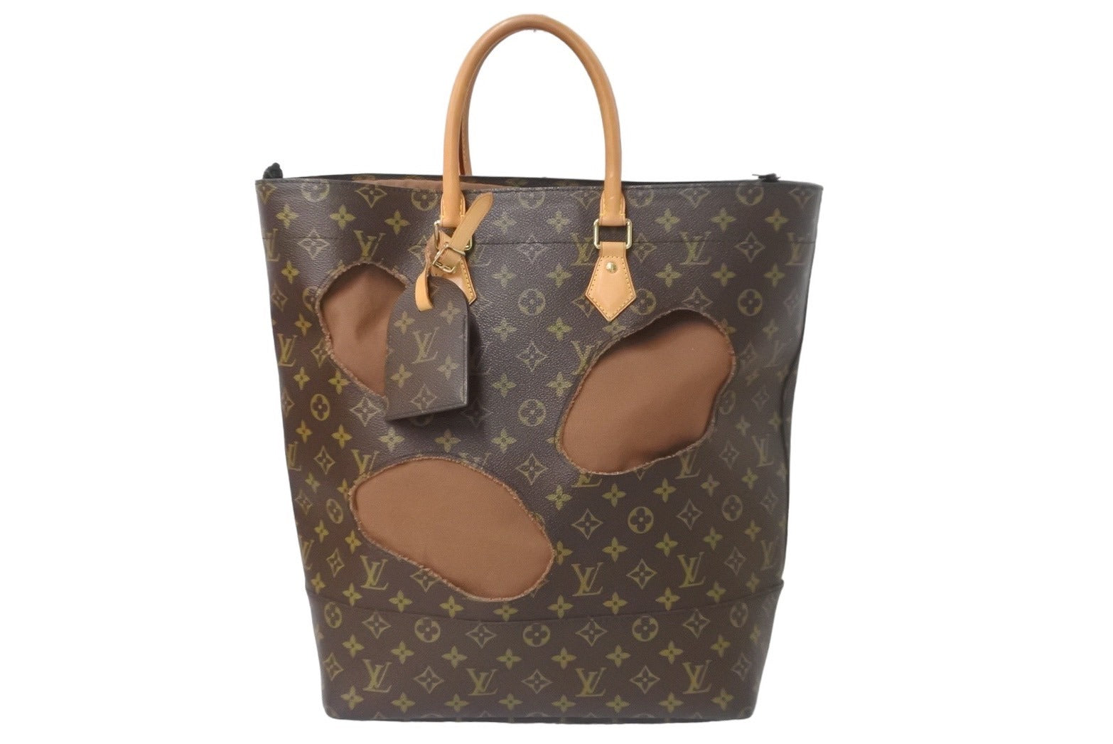 LOUIS VUITTON ルイヴィトン トートバッグ コムデギャルソン 川久保玲 M40279 ウィズ ホールズ 美品 中古 59247 –  Casanova Vintage