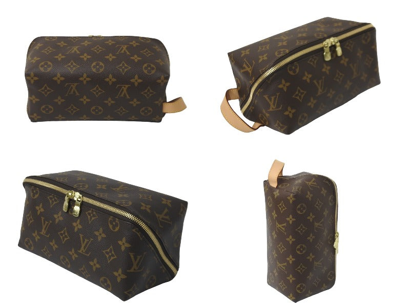 LOUIS VUITTON ルイヴィトン ポーチ シューケアキット モノグラムキャンバス シューズ メンテナンスセット M47925 美品 中古  59280 – Casanova Vintage