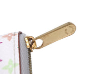 画像をギャラリービューアに読み込む, LOUIS VUITTON ルイヴィトン コインケース ジッピーコインパース M93741 モノグラムマルチカラー ホワイト 美品 中古 59284