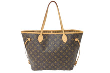 画像をギャラリービューアに読み込む, LOUIS VUITTON ルイヴィトン トートバッグ ネヴァーフルMM M40156 モノグラム ブラウン 美品 中古 59293