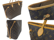 画像をギャラリービューアに読み込む, LOUIS VUITTON ルイヴィトン トートバッグ ネヴァーフルMM M40156 モノグラム ブラウン 美品 中古 59293