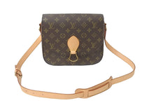 画像をギャラリービューアに読み込む, LOUIS VUITTON ルイヴィトン ショルダーバッグ サンクルーGM M51242 モノグラム ブラウン 美品 中古 59295