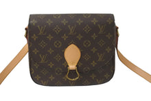 画像をギャラリービューアに読み込む, LOUIS VUITTON ルイヴィトン ショルダーバッグ サンクルーGM M51242 モノグラム ブラウン 美品 中古 59295