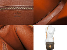 画像をギャラリービューアに読み込む, LOUIS VUITTON ルイヴィトン ショルダーバッグ サンクルーGM M51242 モノグラム ブラウン 美品 中古 59295