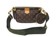 画像をギャラリービューアに読み込む, LOUIS VUITTON ルイヴィトン ショルダーバッグ M44813 ミュルティ ポシェット アクセソワール マロン カーキ 美品 中古 59313