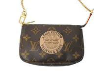 画像をギャラリービューアに読み込む, 極美品 LOUIS VUITTON ルイヴィトン ポーチ M60153 ミニ ポシェット アクセソワール T&amp;B ブラウン ゴールド金具 中古 59315