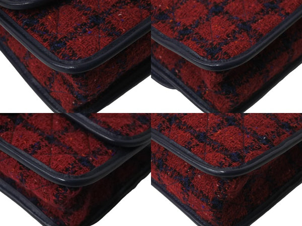 CHANEL シャネル ショルダーバッグ スモール トップハンドル フラップバッグ ツイード AS3653 B0945 NK305 美品 中古 59323