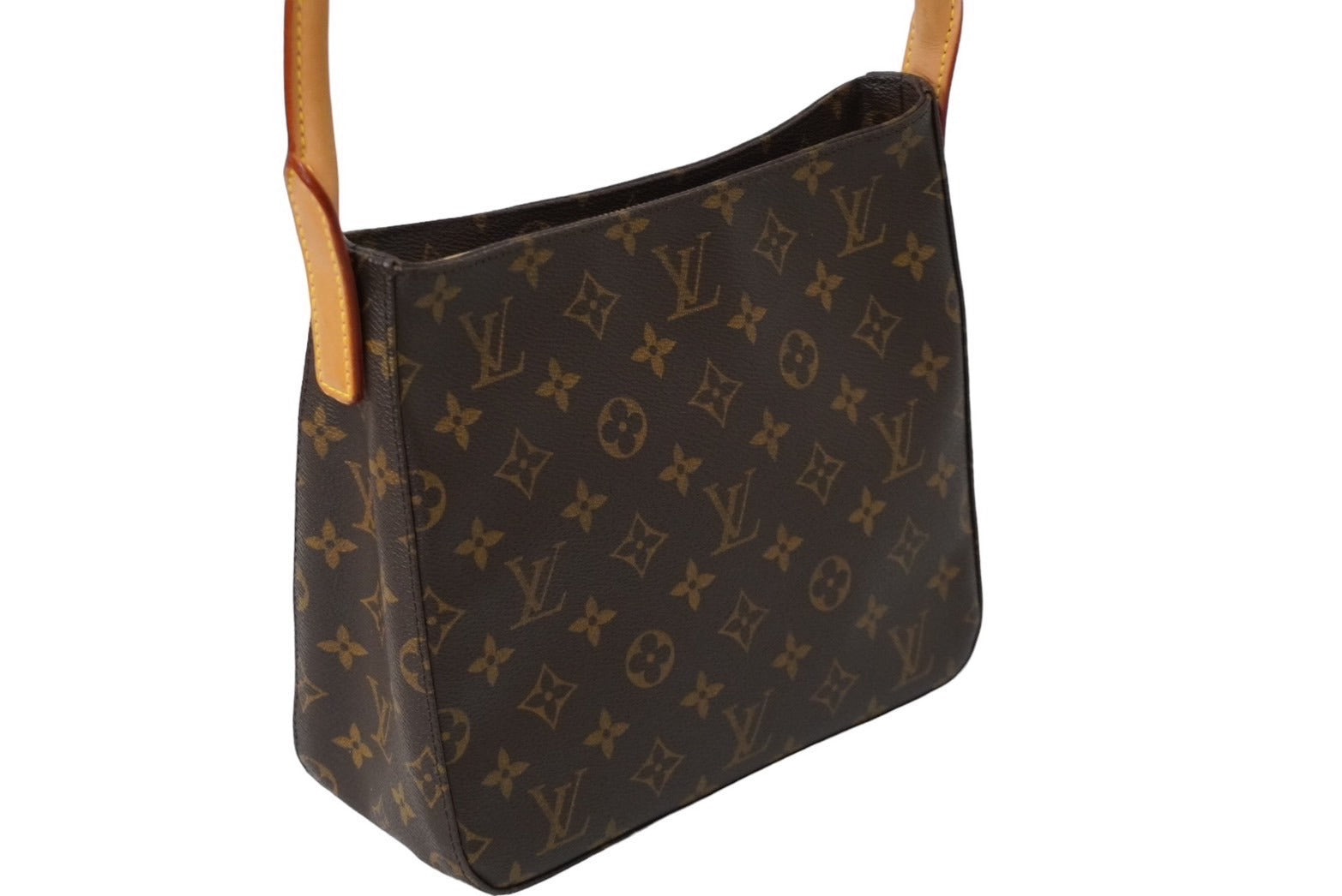 LOUIS VUITTON ルイヴィトン モノグラム ルーピングMM ワンショルダーバッグ M51146 ブラウン 美品 中古 59334 –  Casanova Vintage