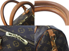 画像をギャラリービューアに読み込む, LOUIS VUITTON ルイヴィトン ハンドバッグ M40391 スピーディバンドリエール30 モノグラム イニシャル入り 良品 中古 59338