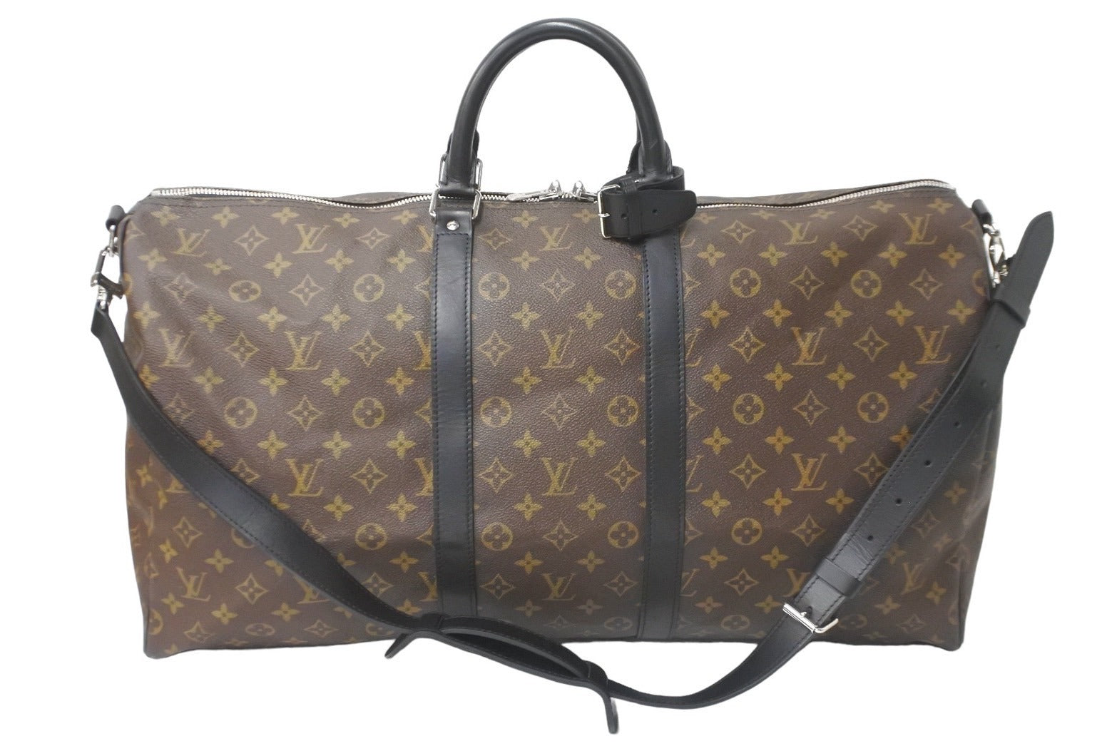 LOUIS VUITTON ルイヴィトン モノグラム マカサー キーポル バンドリエール55 ボストンバッグ 2WAY M56714 美品 中古  59344 – Casanova Vintage