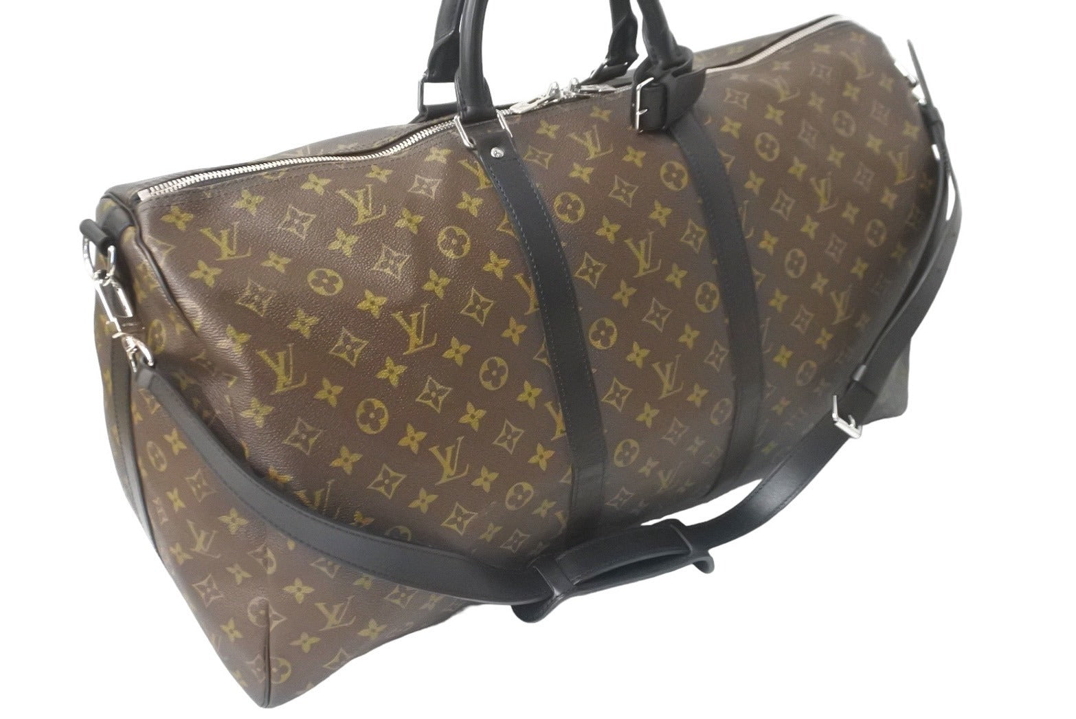 LOUIS VUITTON ルイヴィトン モノグラム マカサー キーポル バンドリエール55 ボストンバッグ 2WAY M56714 美品 中古  59344 – Casanova Vintage