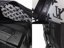 画像をギャラリービューアに読み込む, LOUIS VUITTON ルイヴィトン ショルダーバッグ ソフトトランク M53964 メッシュ レザー ブラック 美品 中古 59347