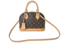 Load image into Gallery viewer, LOUIS VUITTON ルイヴィトン ハンドバッグ アルマBB モノグラムキャンバス 2wayショルダーバッグ ブラウン M53152 美品 中古 59372