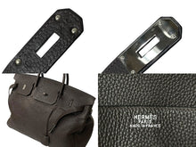 Load image into Gallery viewer, HERMES エルメス バーキン50 ハンドバッグ エベンヌ シルバー金具 トリヨンクレマンス □J刻印 美品 中古 59377