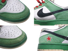 画像をギャラリービューアに読み込む, NIKE ナイキ スニーカー DUNK LOW PRO SB HEINEKEN ダンク ロー プロ エスビー ハイネケン クラシック グリーン 良品 中古 59383