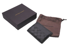 Load image into Gallery viewer, BOTTEGAVENETA ボッテガヴェネタ カードケース イントレチャート ダークグリーン レザー 良品 中古 59396