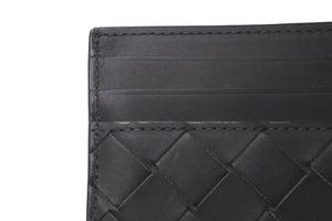 BOTTEGAVENETA ボッテガヴェネタ カードケース イントレチャート ダークグリーン レザー 良品 中古 59396