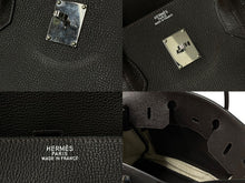 Load image into Gallery viewer, HERMES エルメス バーキン50 ハンドバッグ ブラウン シルバー金具 ヴァッシュリエジェ □K刻印 2007年 美品 中古 59399