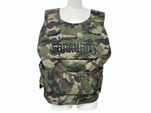 画像をギャラリービューアに読み込む, SANKUANZ サンクアンズ ベスト ミリタリー カモ 迷彩 カーキ ポリアミド サイズL SKZ19SS0VE0100 美品 中古 59407