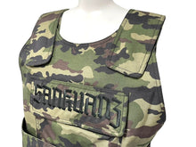 画像をギャラリービューアに読み込む, SANKUANZ サンクアンズ ベスト ミリタリー カモ 迷彩 カーキ ポリアミド サイズL SKZ19SS0VE0100 美品 中古 59407