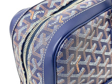 画像をギャラリービューアに読み込む, 極美品 GOYARD ゴヤール ビジネスバッグ ブリーフケース アンバサードGM ヘリンボーン柄 ネイビー ベージュ 中古 59440