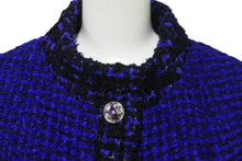 画像をギャラリービューアに読み込む, 極美品 CHANEL シャネル ジャケット 2022-2023AW ロングツイードジャケット ブルー サイズ34 P73179V64585 中古 59467