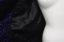 画像をギャラリービューアに読み込む, 極美品 CHANEL シャネル ジャケット 2022-2023AW ロングツイードジャケット ブルー サイズ34 P73179V64585 中古 59467