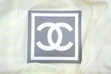 画像をギャラリービューアに読み込む, CHANEL シャネル スポーツライン ココマーク ニットキャップ ボンボン 裏起毛 ホワイト ピンク サイズM 美品 中古 59475