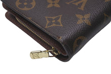 画像をギャラリービューアに読み込む, LOUIS VUITTON ルイヴィトン モノグラム コンパクト ジップ 二つ折り財布 M61667 ブラウン ウォレット 小物 ロゴ 良品 中古 59512