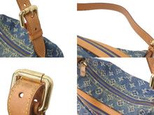画像をギャラリービューアに読み込む, LOUIS VUITTON ルイヴィトン モノグラムデニム バギーPM ワンショルダーバッグ M95049 ブルー ロゴ 肩掛け 美品 良品 中古 59513