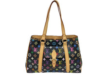 画像をギャラリービューアに読み込む, LOUIS VUITTON ルイヴィトン トートバッグ オーレリアMM M40095 モノグラムマルチカラー ブラック 美品 中古 59523