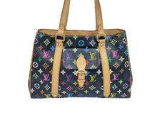 画像をギャラリービューアに読み込む, LOUIS VUITTON ルイヴィトン トートバッグ オーレリアMM M40095 モノグラムマルチカラー ブラック 美品 中古 59523