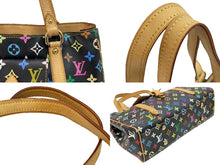 画像をギャラリービューアに読み込む, LOUIS VUITTON ルイヴィトン トートバッグ オーレリアMM M40095 モノグラムマルチカラー ブラック 美品 中古 59523