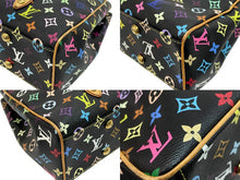 画像をギャラリービューアに読み込む, LOUIS VUITTON ルイヴィトン トートバッグ オーレリアMM M40095 モノグラムマルチカラー ブラック 美品 中古 59523